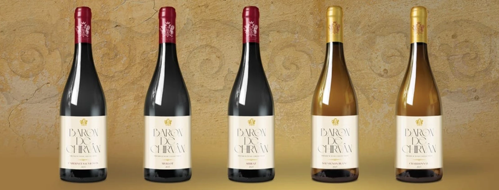 The seven wines of the Barón de Chirvân collection